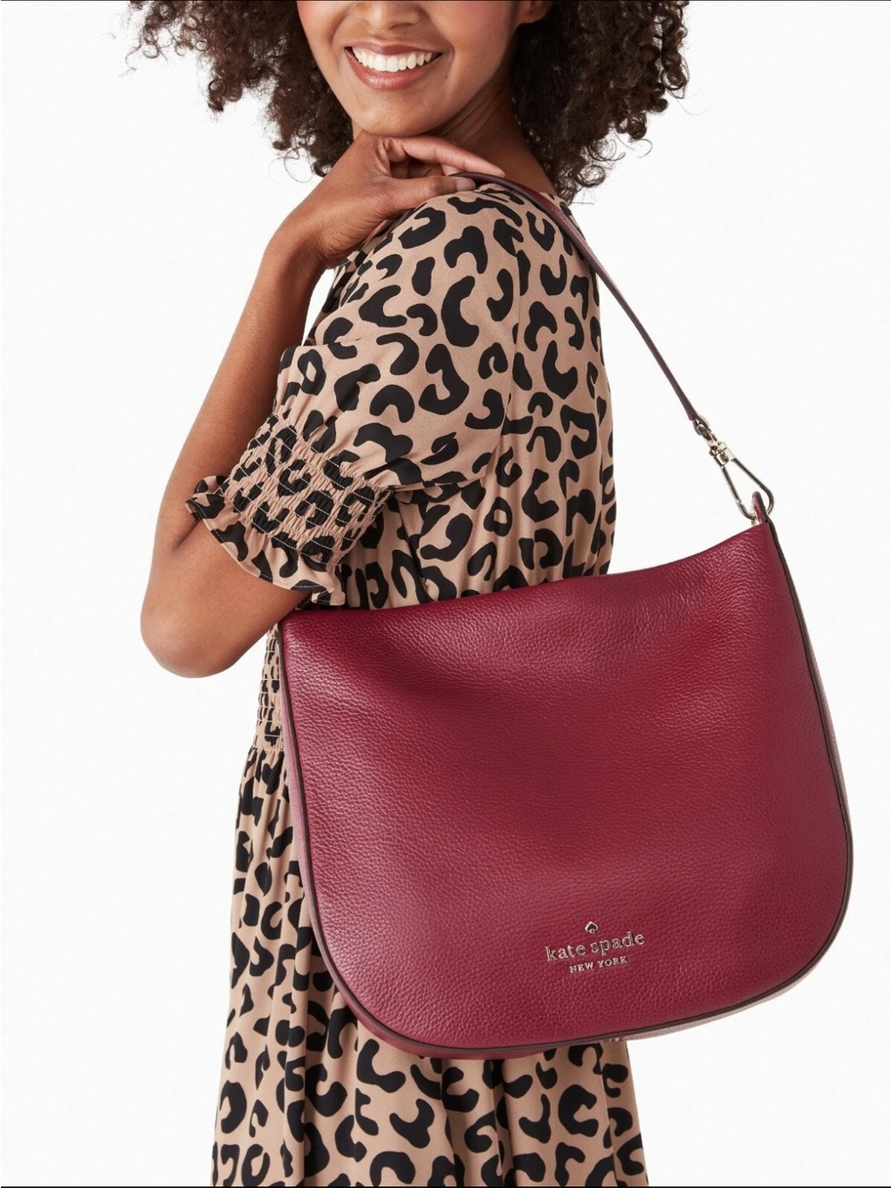 Kate Spade Lexy Shoulder Leather Large Hobo K4659